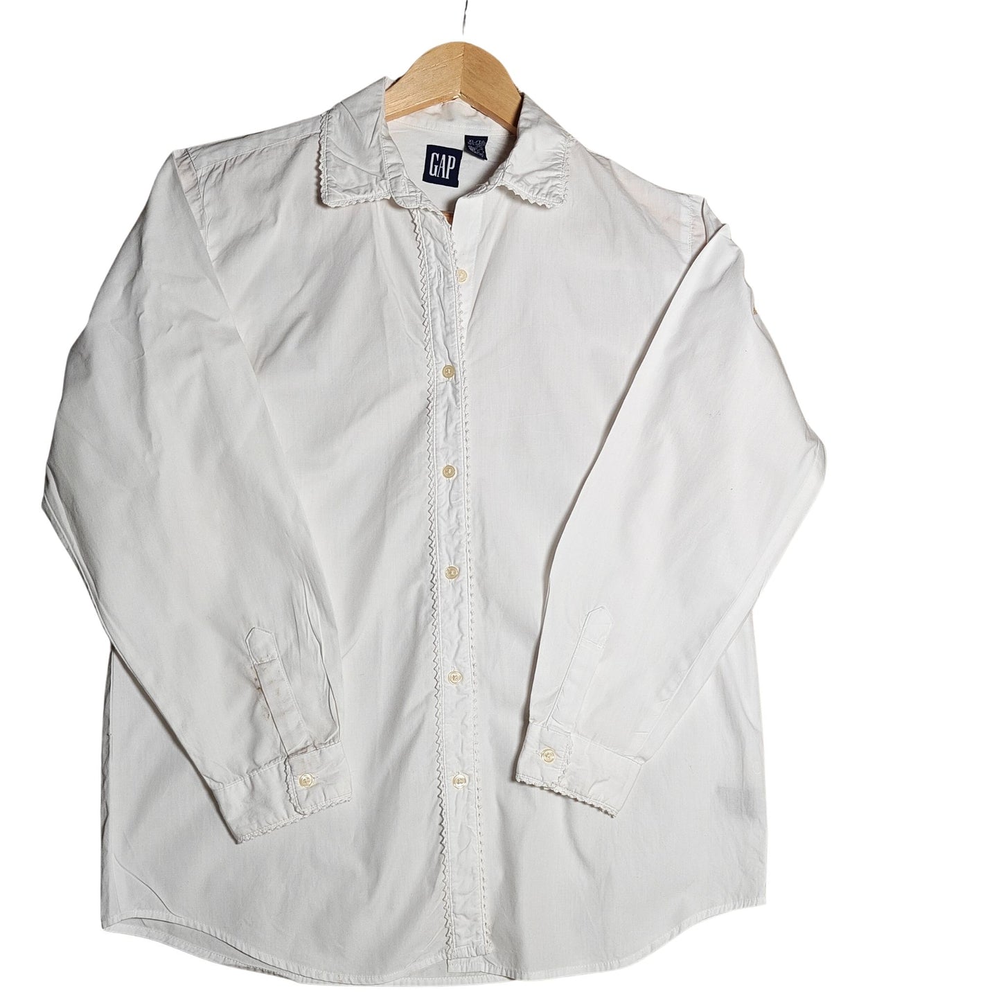 Organic Cotton White Shirt Lace Collar (GAP)