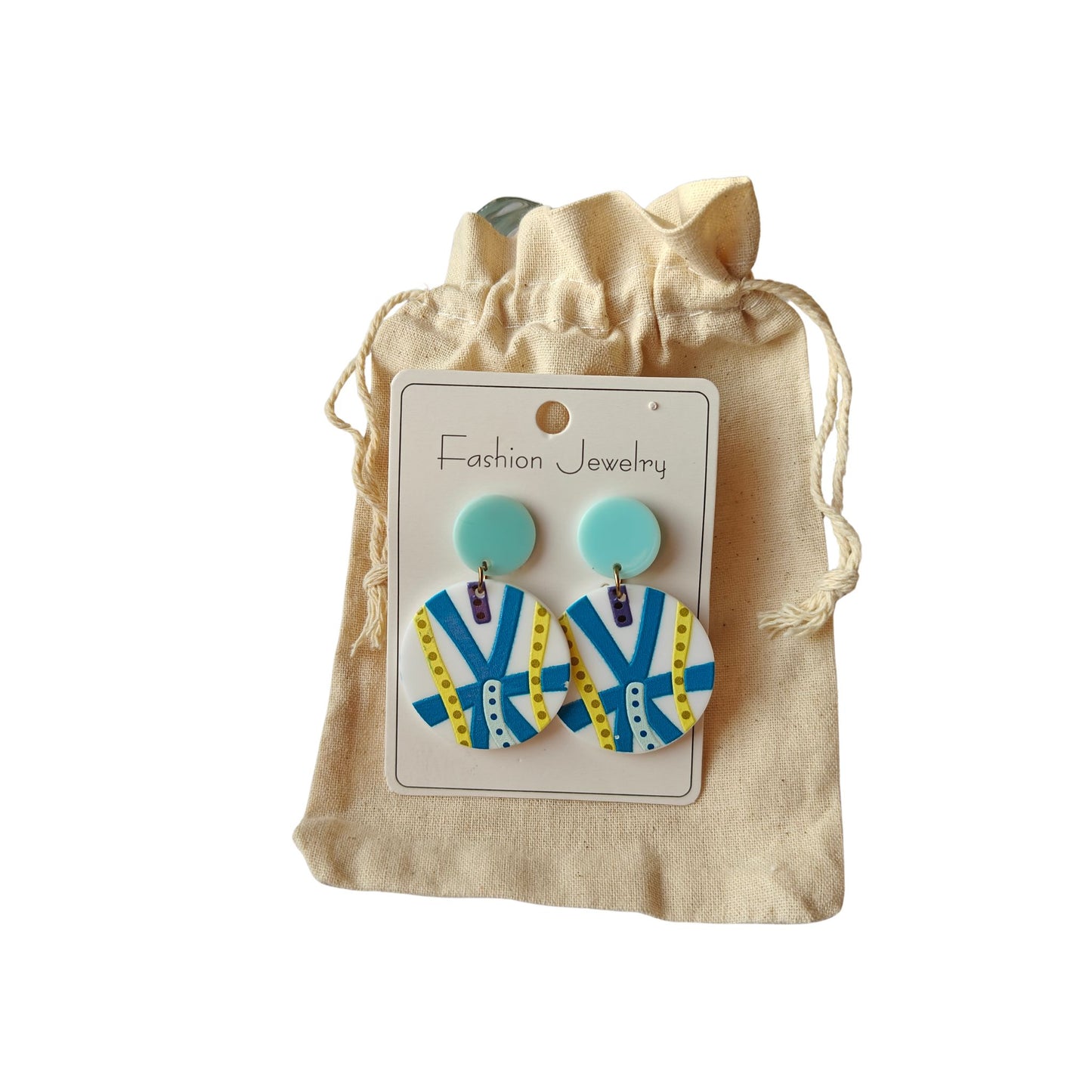 GoodArtBadArt Statement Santorini Earrings
