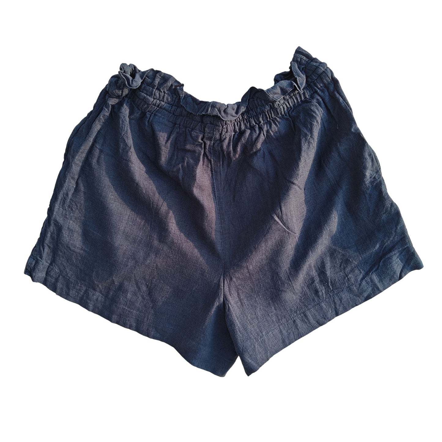Evening Blue Linen Shorts