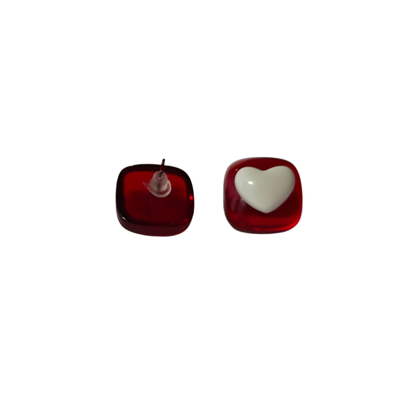 The 90's Kid Retro Heart Studs