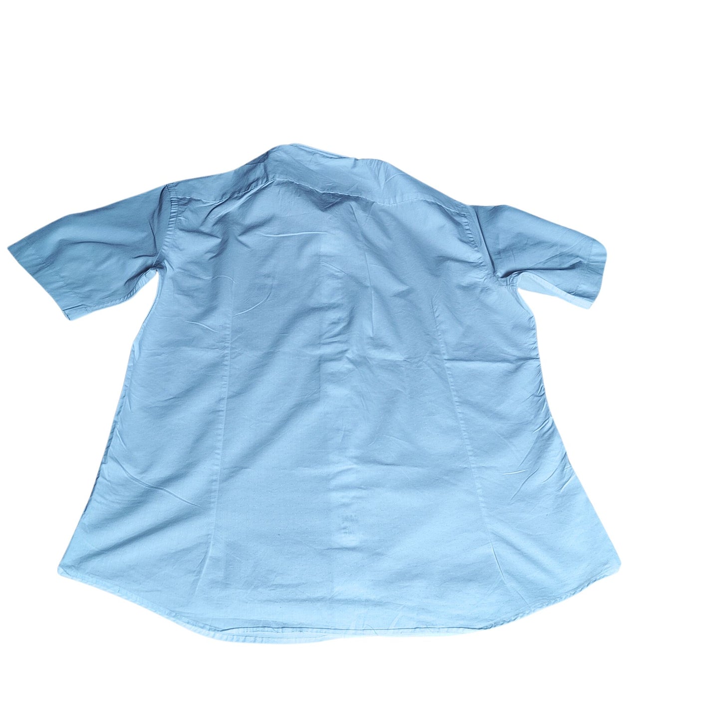 White RENOMA PARIS Cotton Shirt with collar tag buttons - back