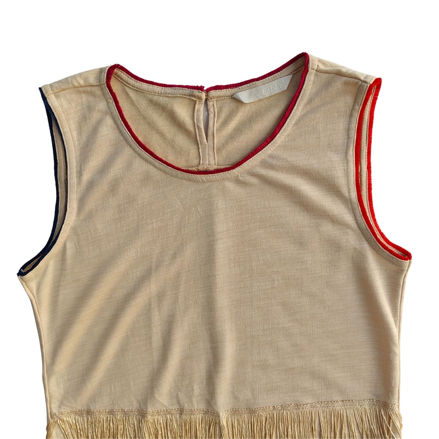 Fringe-Fatale High-Fashion Long Top