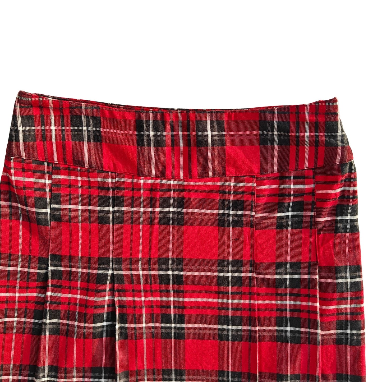 Cool for School Red Plaid Skirt
