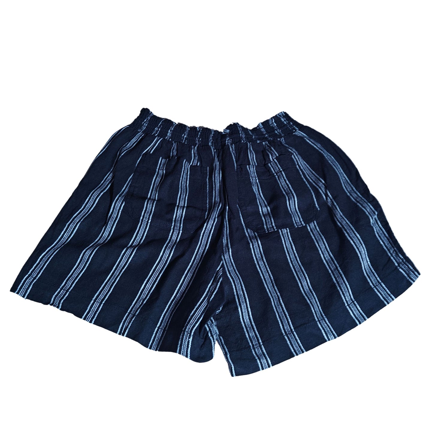 BRIGGS NEW YORK linen shorts (B&W) - back