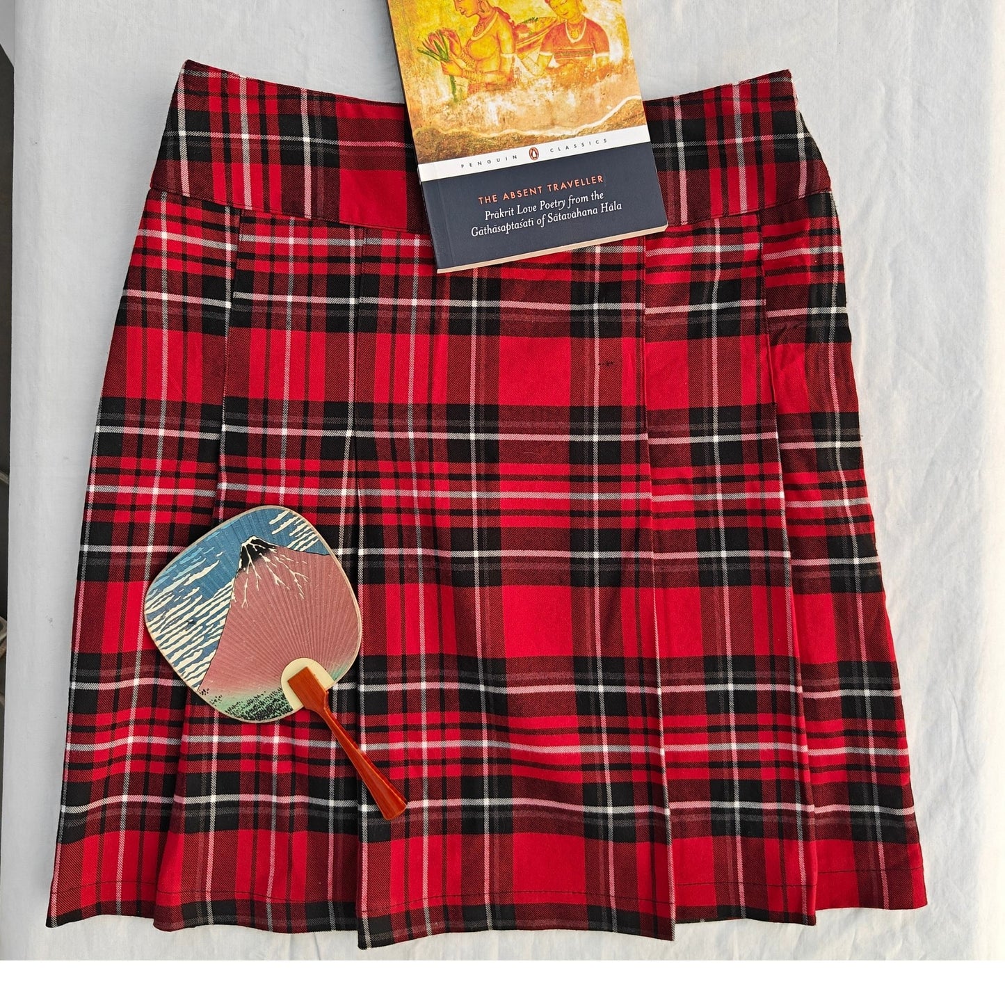 Cool for School Red Plaid Skirt