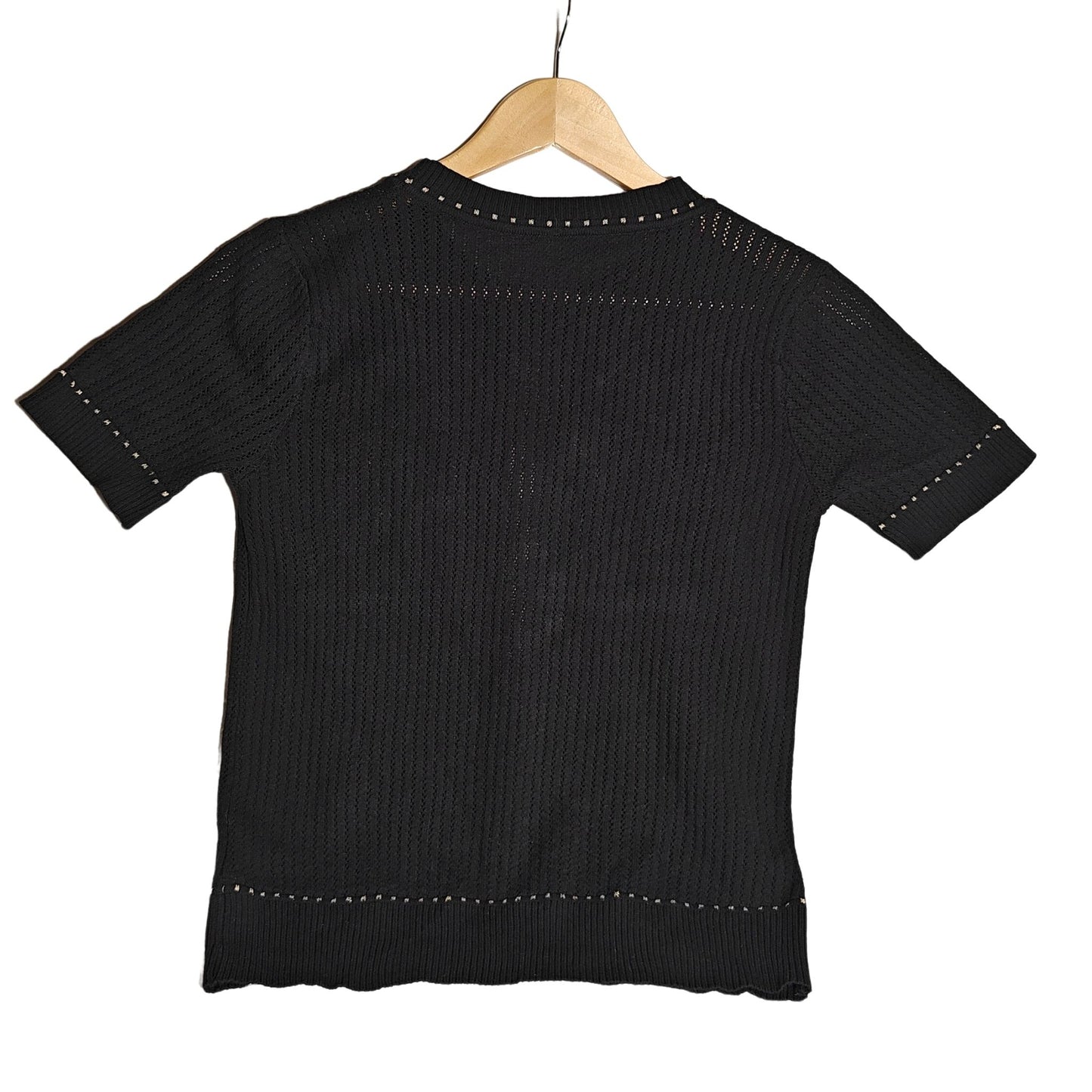 Black & Gold Statement Top