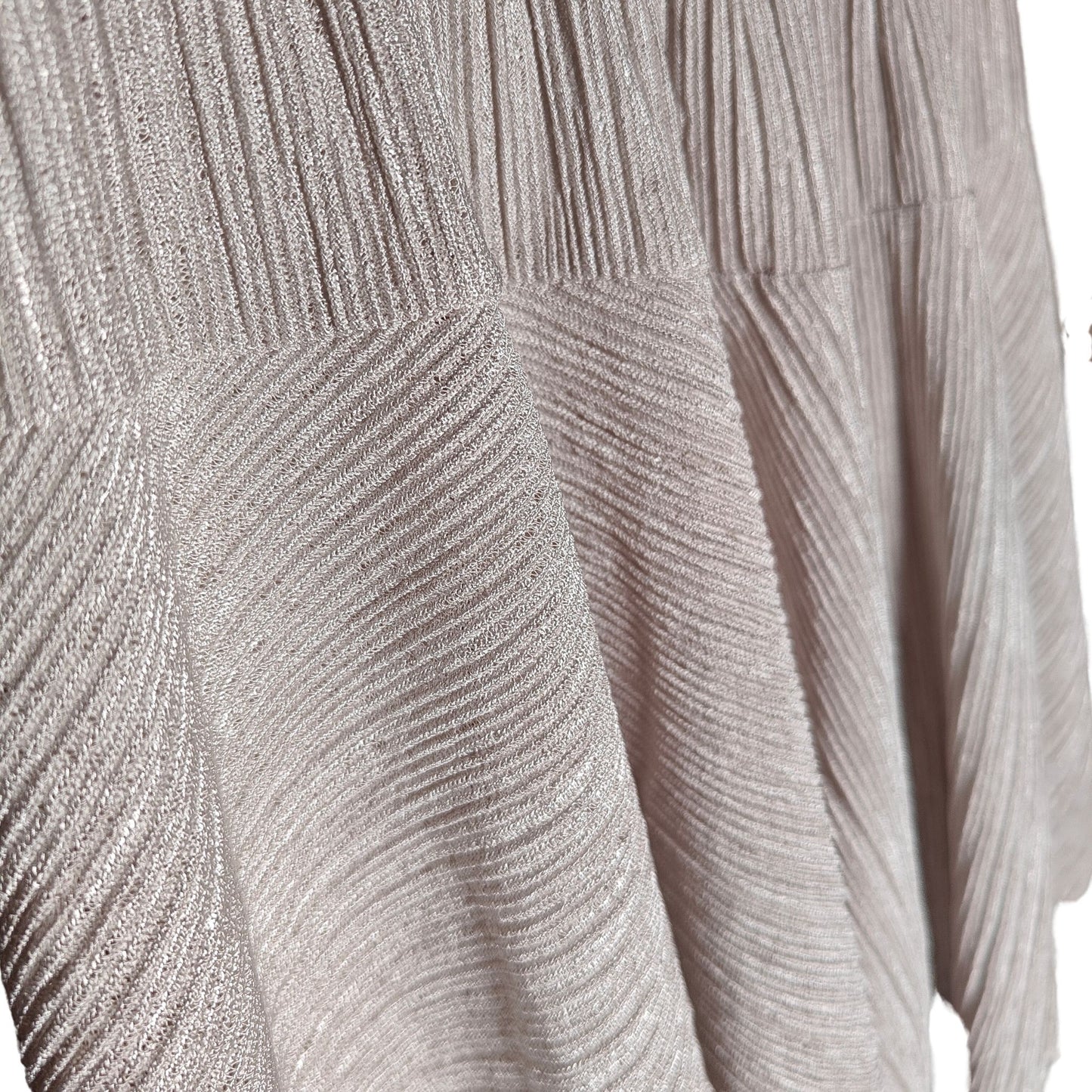 Ivory White Divided Mini Skirt