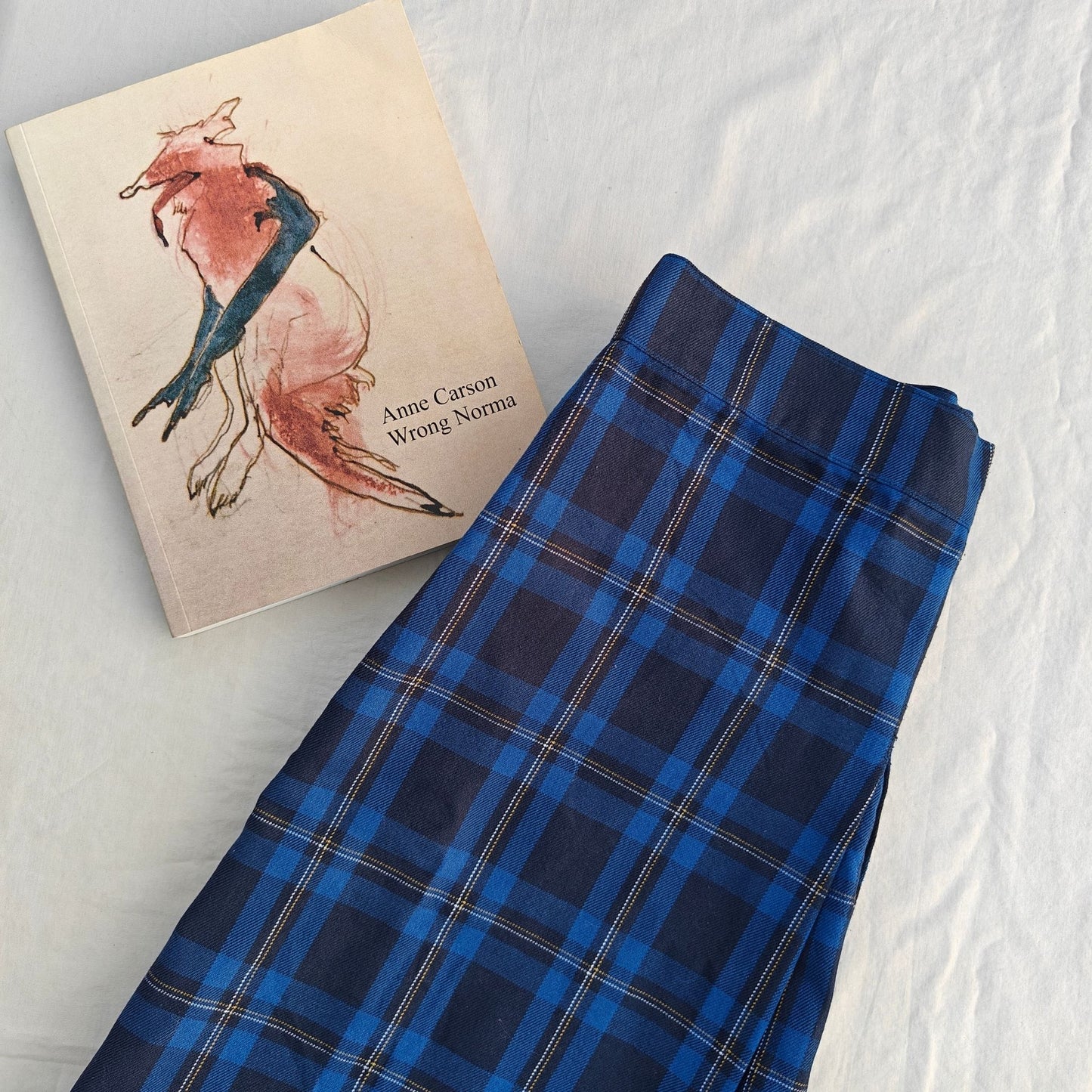 Blue Valentine Plaid Skirt