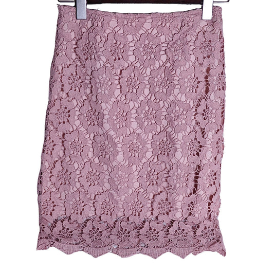 French Lace Pencil Skirt