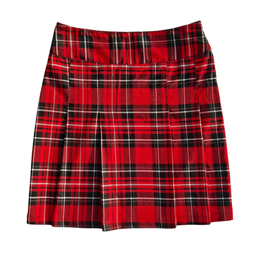 Cool for School Red Plaid Skirt