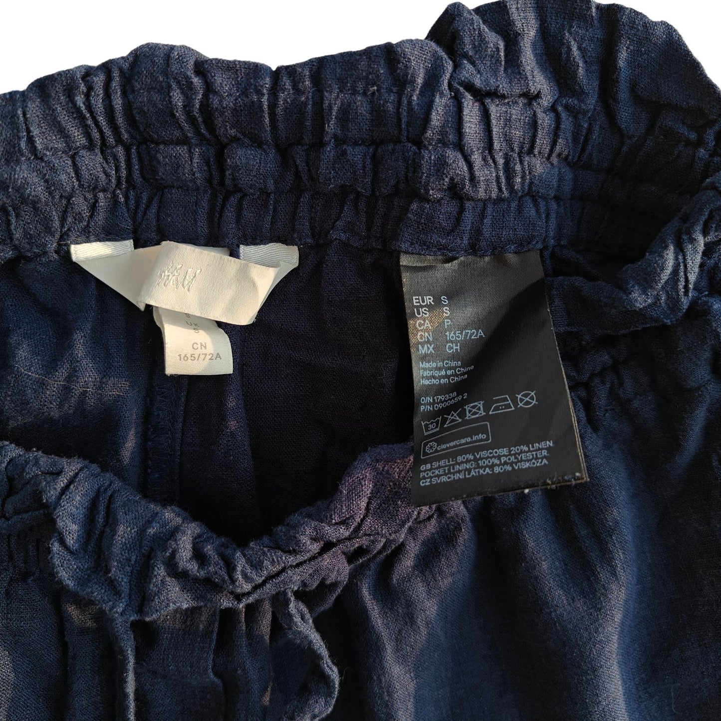 Evening Blue Linen Shorts