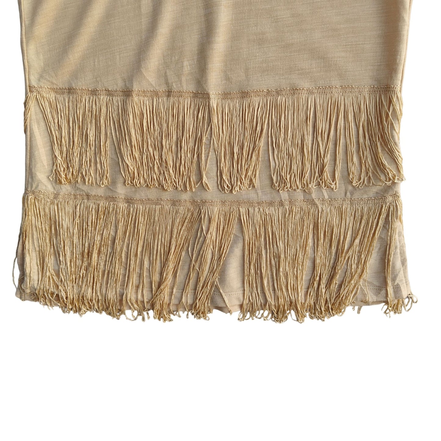 Fringe-Fatale High-Fashion Long Top