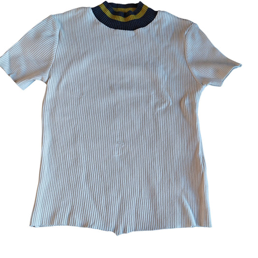 Ivory Mock Turtleneck Crop Top